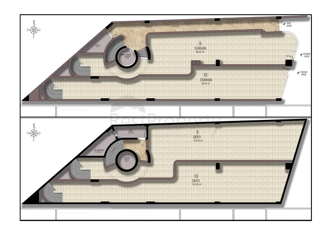 Коммерческие помещения в центре города Анталии