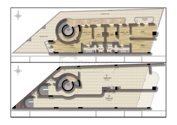 Коммерческие помещения в центре города Анталии