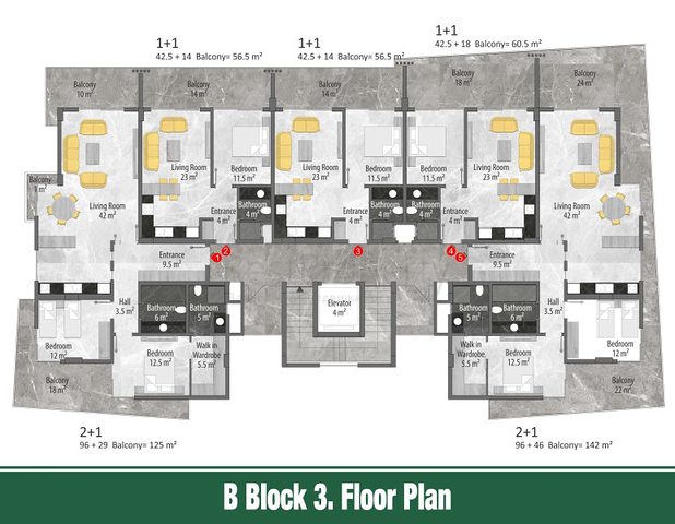 Квартиры в новом современном комплексе 