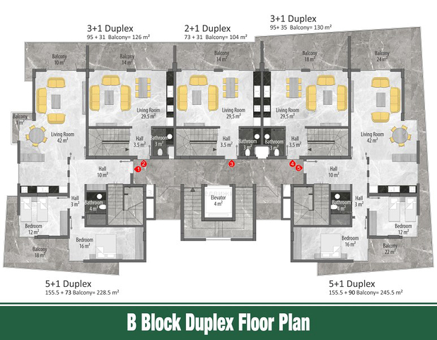 Квартиры в новом современном комплексе 