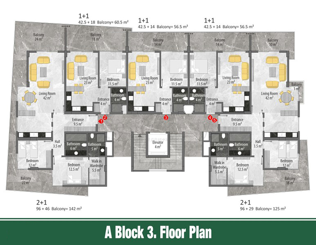 Квартиры в новом современном комплексе 