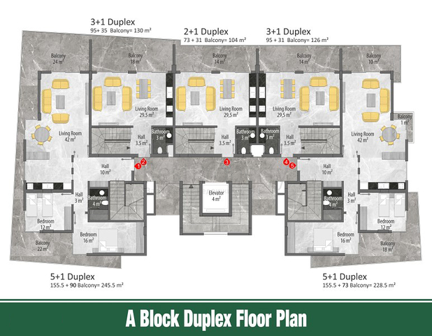 Квартиры в новом современном комплексе 