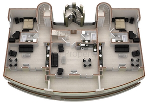 Трёхэтажная вилла c собственным бассейном
