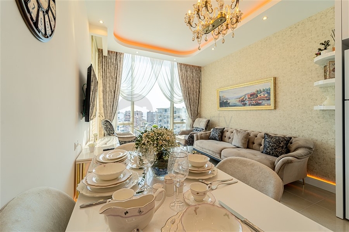 Квартиры в новом готовом комплексе в Махмутларе