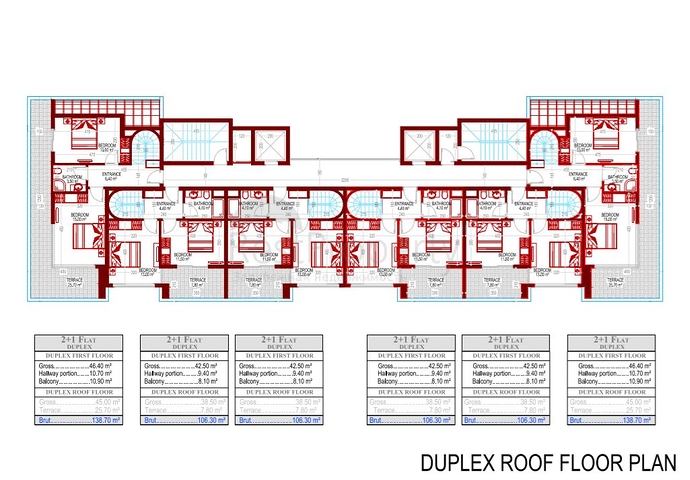 Квартиры в новом готовом комплексе в Махмутларе