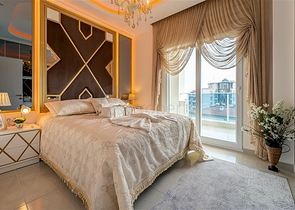 Квартиры в новом готовом комплексе в Махмутларе