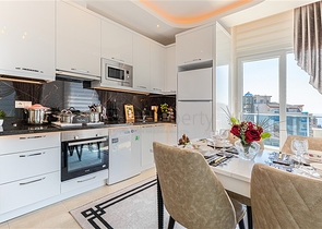 Квартиры в новом готовом комплексе в Махмутларе