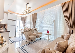 Квартиры в новом готовом комплексе в Махмутларе