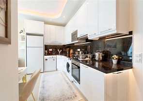 Квартиры в новом готовом комплексе в Махмутларе