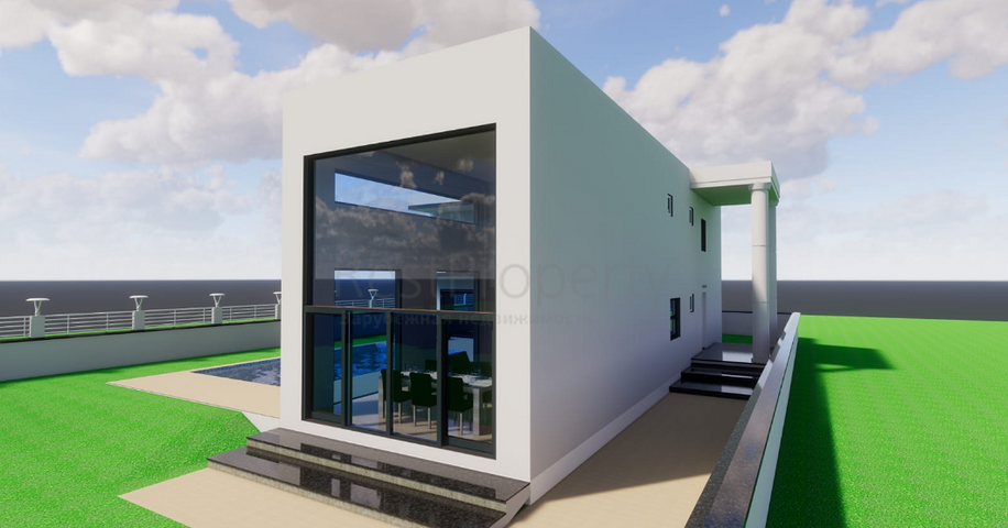 Отдельностоящая вилла 4+1 в стиле лофт в самом центре Белека