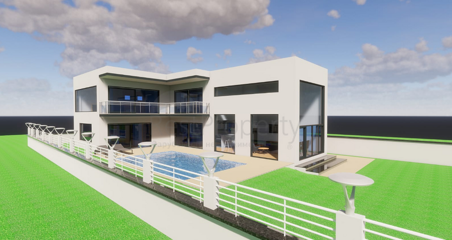 Отдельностоящая вилла 4+1 в стиле лофт в самом центре Белека