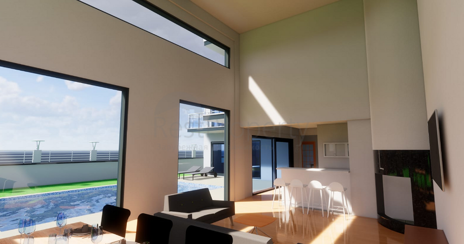 Отдельностоящая вилла 4+1 в стиле лофт в самом центре Белека