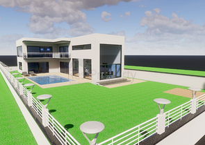 Отдельностоящая вилла 4+1 в стиле лофт в самом центре Белека