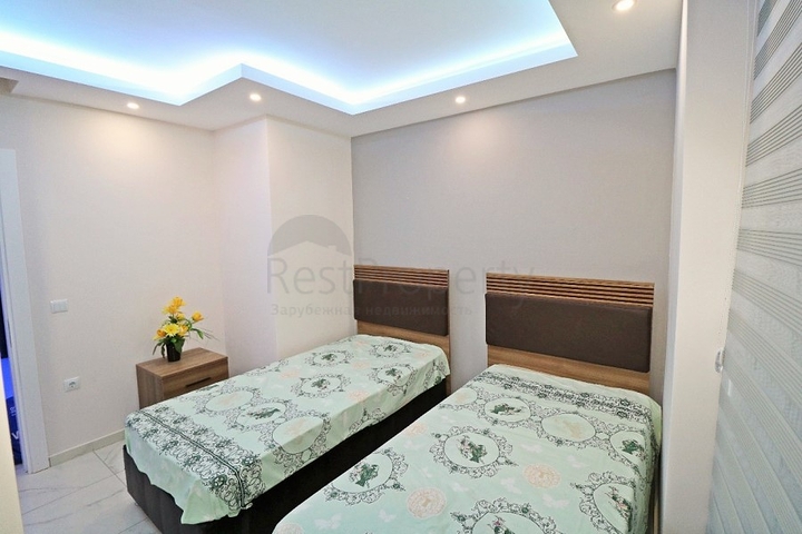 Апартаменты планировки 2+1 с мебелью