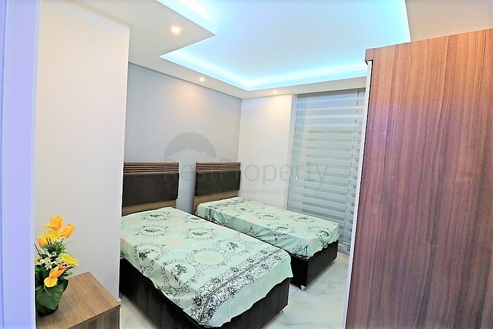 Апартаменты планировки 2+1 с мебелью