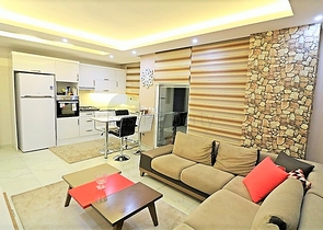 Апартаменты планировки 2+1 с мебелью