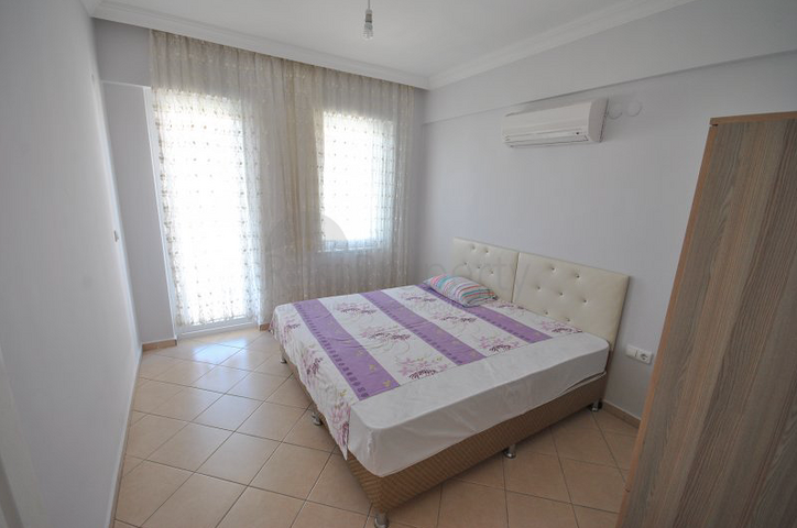 Квартира 2+1 с мебелью в Чамьюва Кемере 450 м до моря