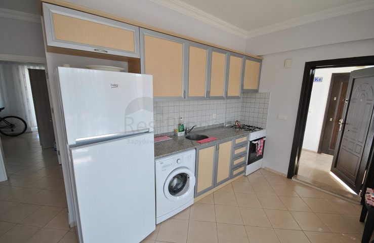 Квартира 2+1 с мебелью в Чамьюва Кемере 450 м до моря