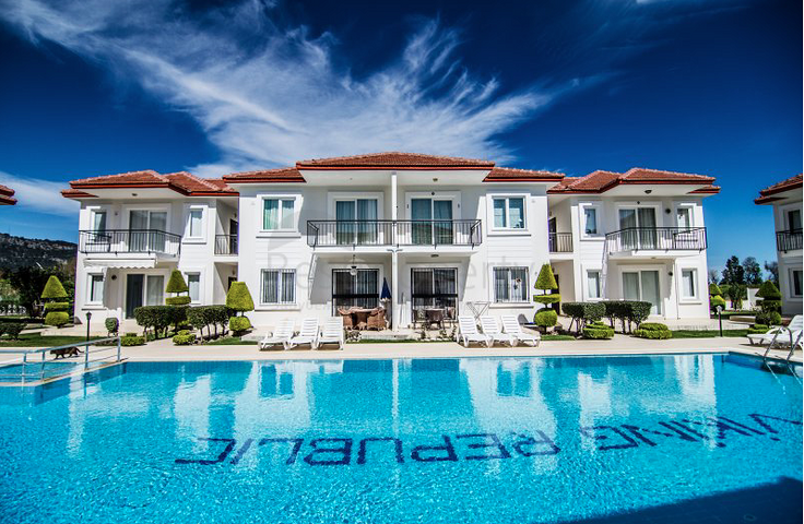 Квартира 2+1 с мебелью в Чамьюва Кемере 450 м до моря