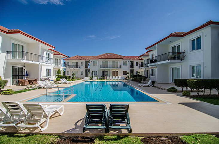 Квартира 2+1 с мебелью в Чамьюва Кемере 450 м до моря