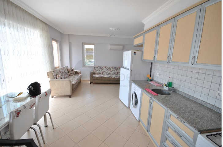 Квартира 2+1 с мебелью в Чамьюва Кемере 450 м до моря