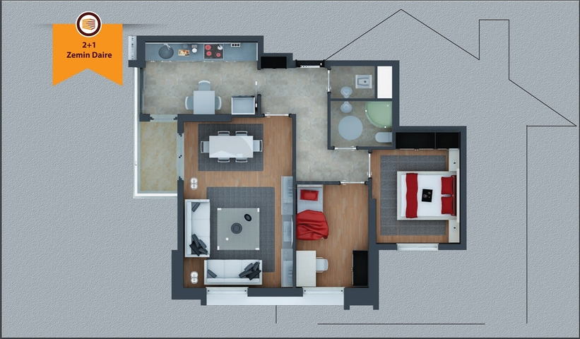 Инвестиционный проект с беспроцентной рассрочкой в Кепезе Анталья