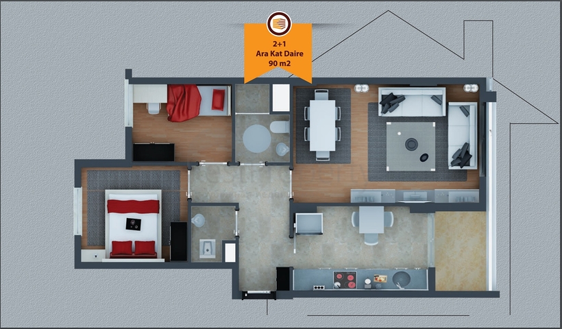 Инвестиционный проект с беспроцентной рассрочкой в Кепезе Анталья