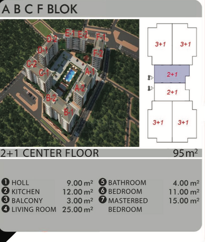Инвестиционный проект с беспроцентной рассрочкой в Кепезе Анталья