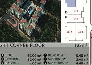 Инвестиционный проект с беспроцентной рассрочкой в Кепезе Анталья