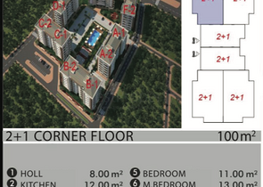 Инвестиционный проект с беспроцентной рассрочкой в Кепезе Анталья