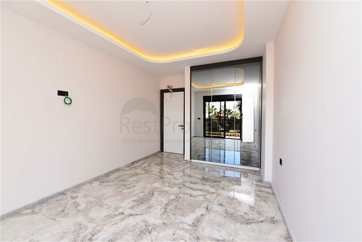 Новый инвестиционный проект с видом на горы в районе Каргыджак