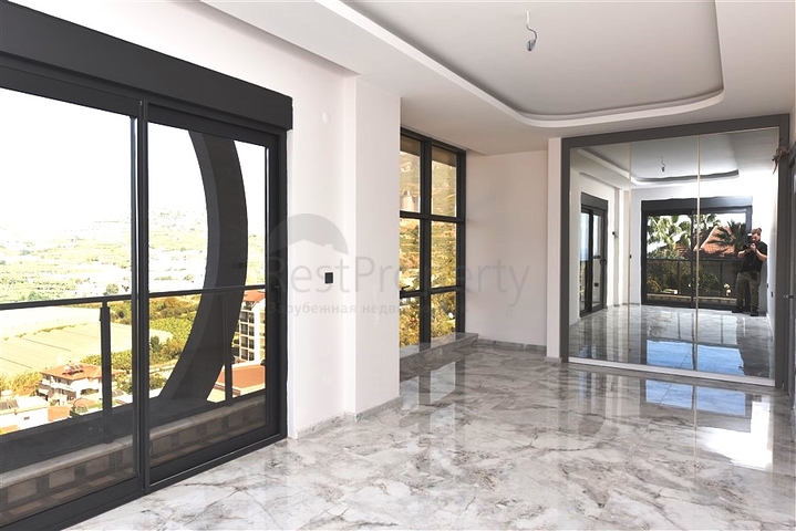 Новый инвестиционный проект с видом на горы в районе Каргыджак