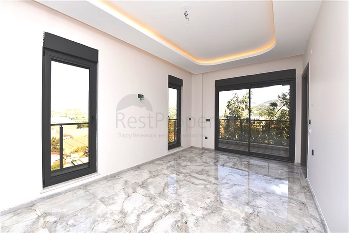 Новый инвестиционный проект с видом на горы в районе Каргыджак