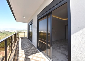 Новый инвестиционный проект с видом на горы в районе Каргыджак