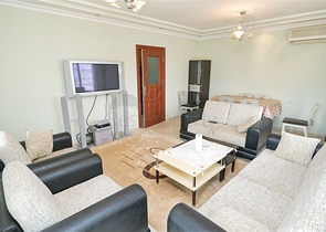 Просторный пентхаус 5+1 с мебелью в пешей доступности к морю