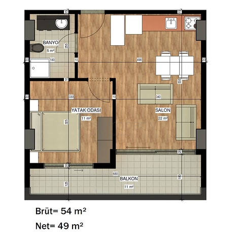 Новый жилой комплекс в районе Авсаллар