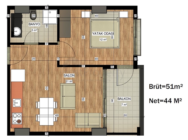 Новый жилой комплекс в районе Авсаллар