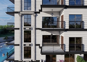 Новый жилой комплекс в районе Авсаллар