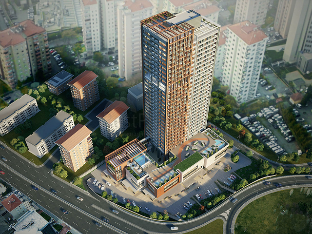 Комфортный элитный коммерческий проект в районе Кадыкёй