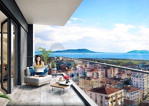 Прекрасный проект с видом на море и Принцевы острова в комфортном районе Малтепе