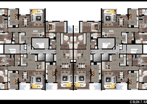 Офф-план проект в районе Унжалы Коньяалты Анталья