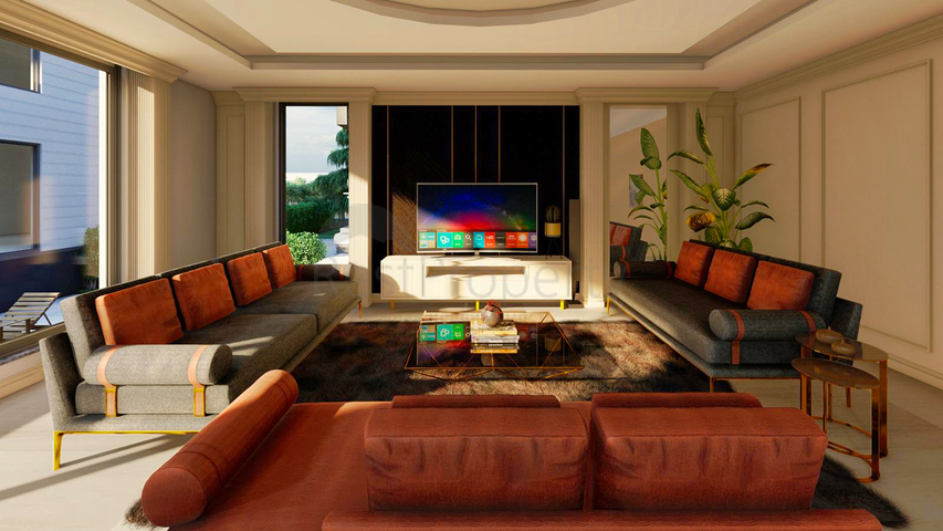 Готовые виллы 3+1 и 5+1 в районе Лара Анталья