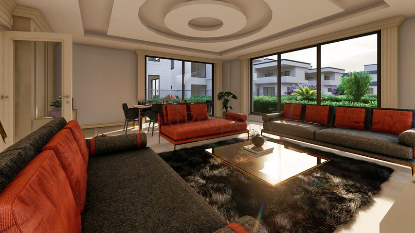 Готовые виллы 3+1 и 5+1 в районе Лара Анталья