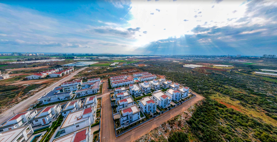 Готовые виллы 3+1 и 5+1 в районе Лара Анталья