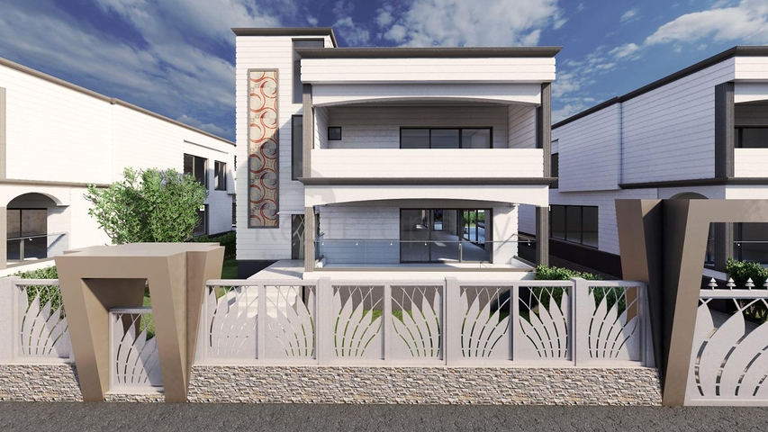 Готовые виллы 3+1 и 5+1 в районе Лара Анталья