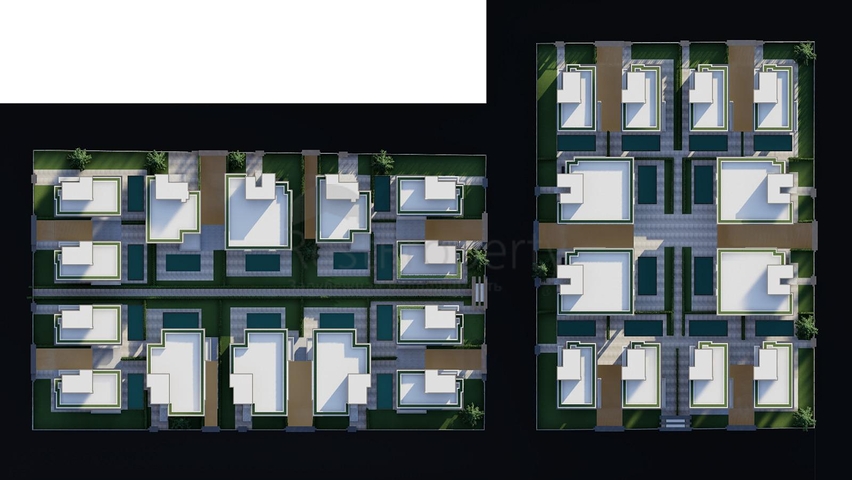 Готовые виллы 3+1 и 5+1 в районе Лара Анталья