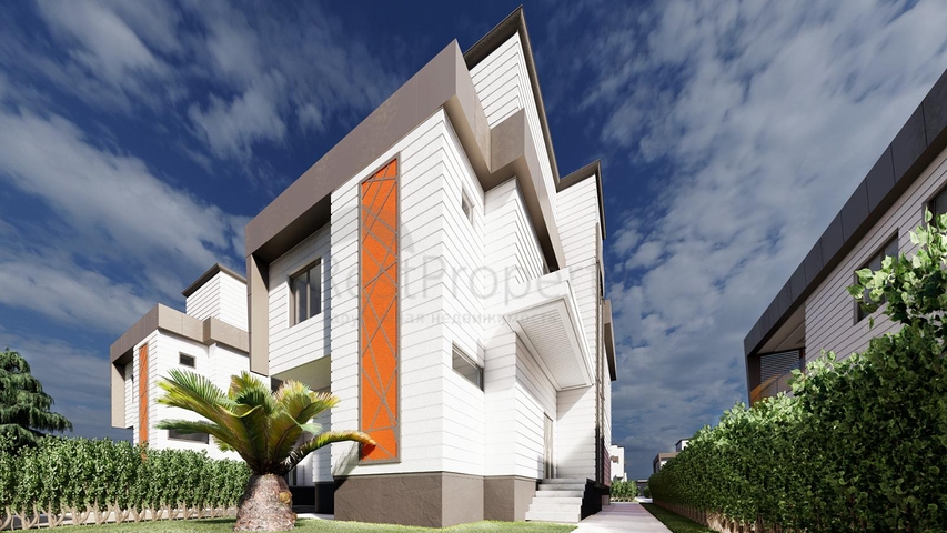 Готовые виллы 3+1 и 5+1 в районе Лара Анталья