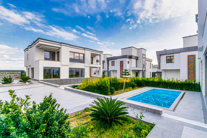 Готовые виллы 3+1 и 5+1 в районе Лара Анталья