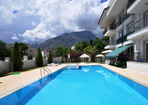 Квартира 1+1 с мебелью в Асланбуджаке Кемере