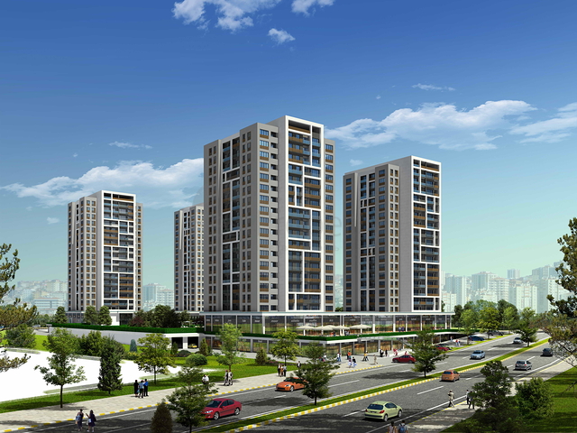 Элитный проект Бейликдюзю с панорамным видом на Мраморное море